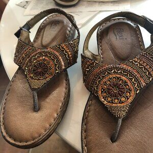 BEADED SANDALS
